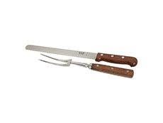 ARY Wood Handle Carving Set &ndash; Slicer Knife & Fork